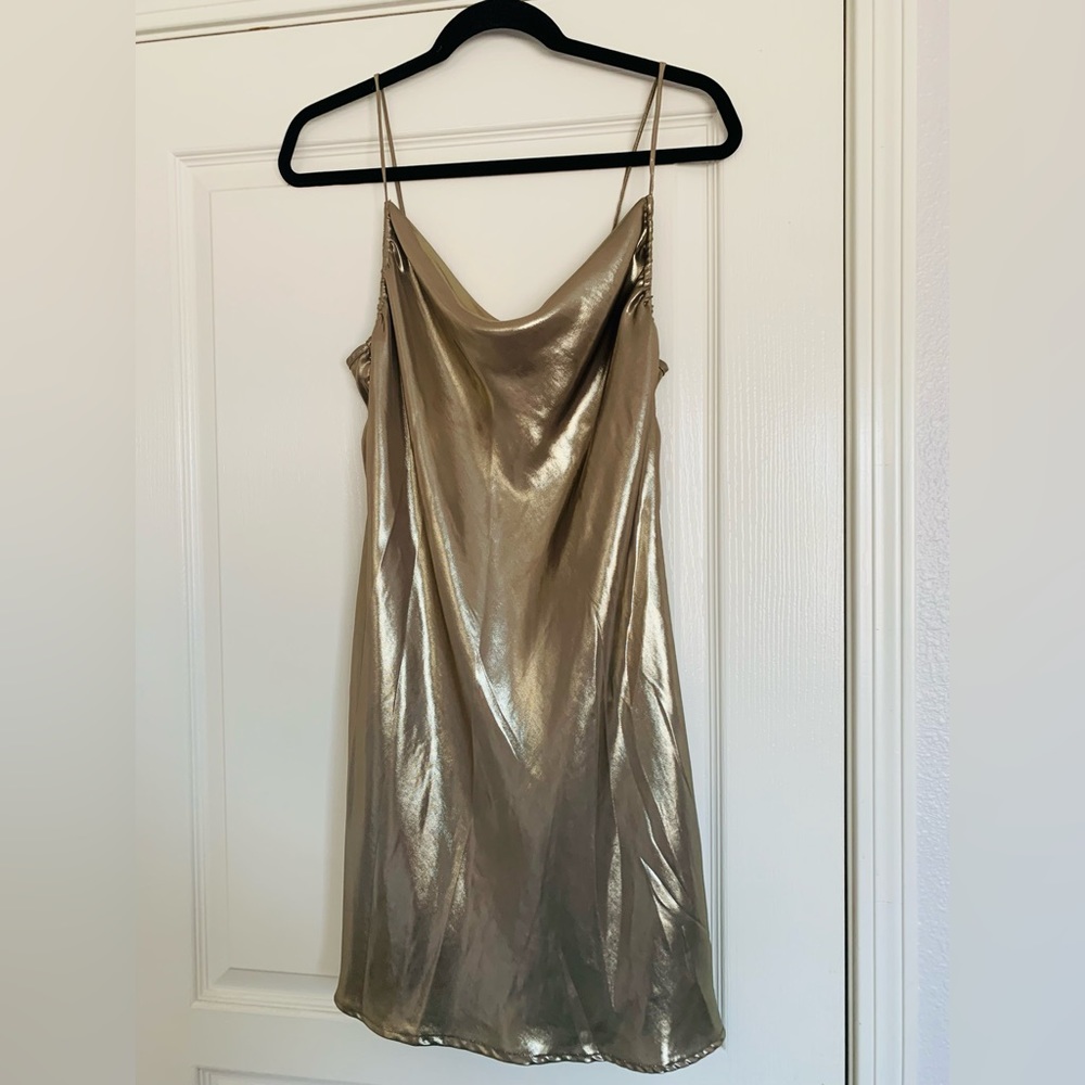 Zara metallic mini dress Size XS